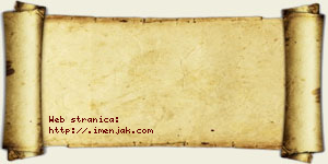 Miljana Bulatović vizit kartica